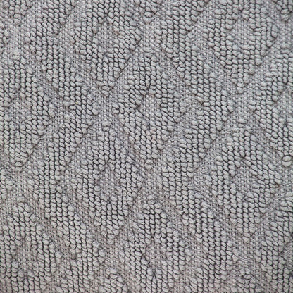 Jacquard Diamond Pattern Gray Pillow