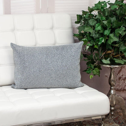 Shimmering Silver Beaded Luxury Pillow