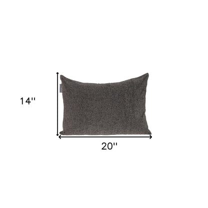 Shimmering Gray Beaded Luxury Pillow
