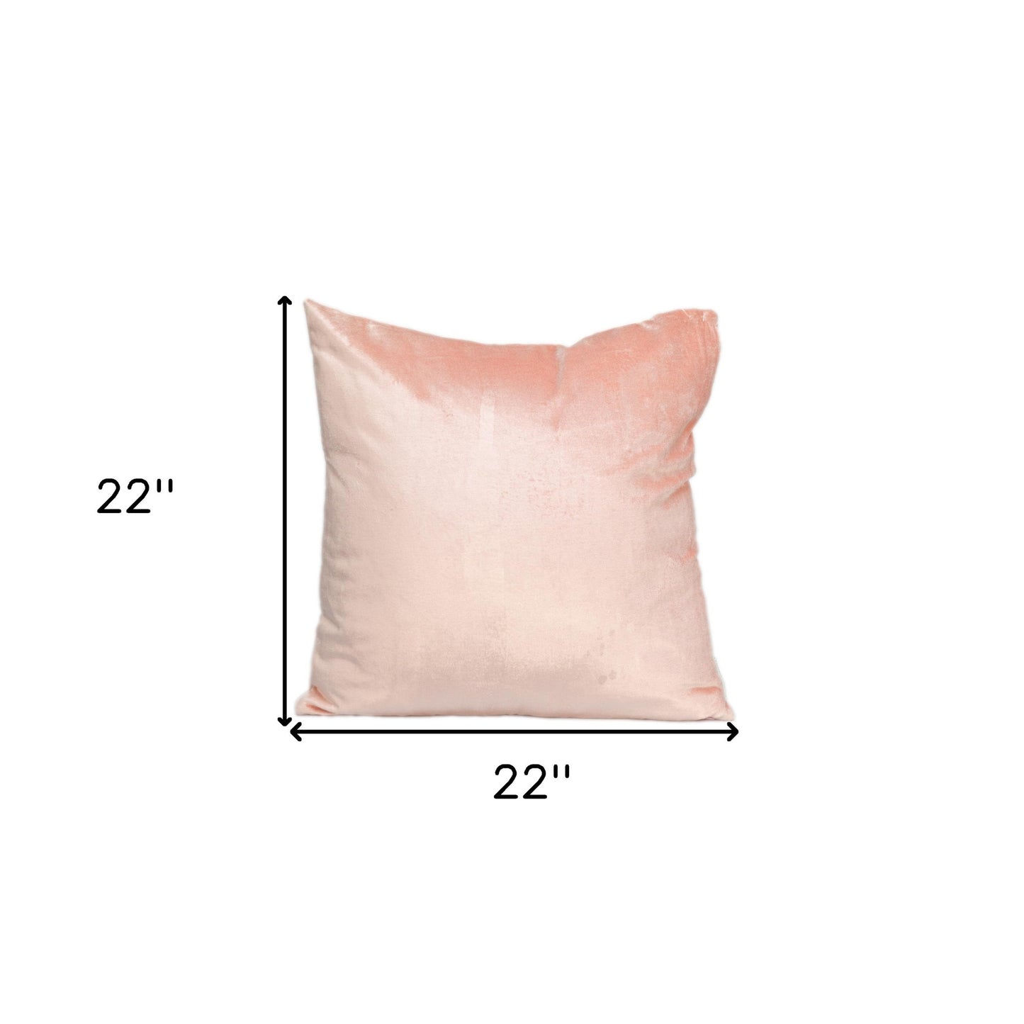 Pink Cotton Blend Pillow