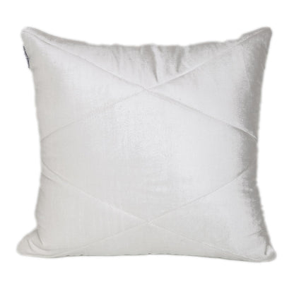 White Cotton Blend Pillow