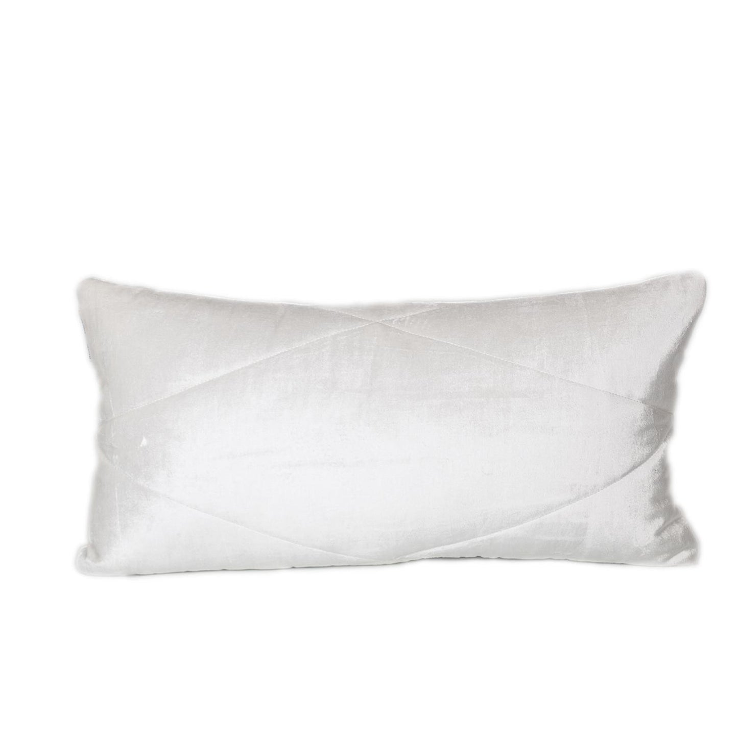 White Cotton Blend Pillow