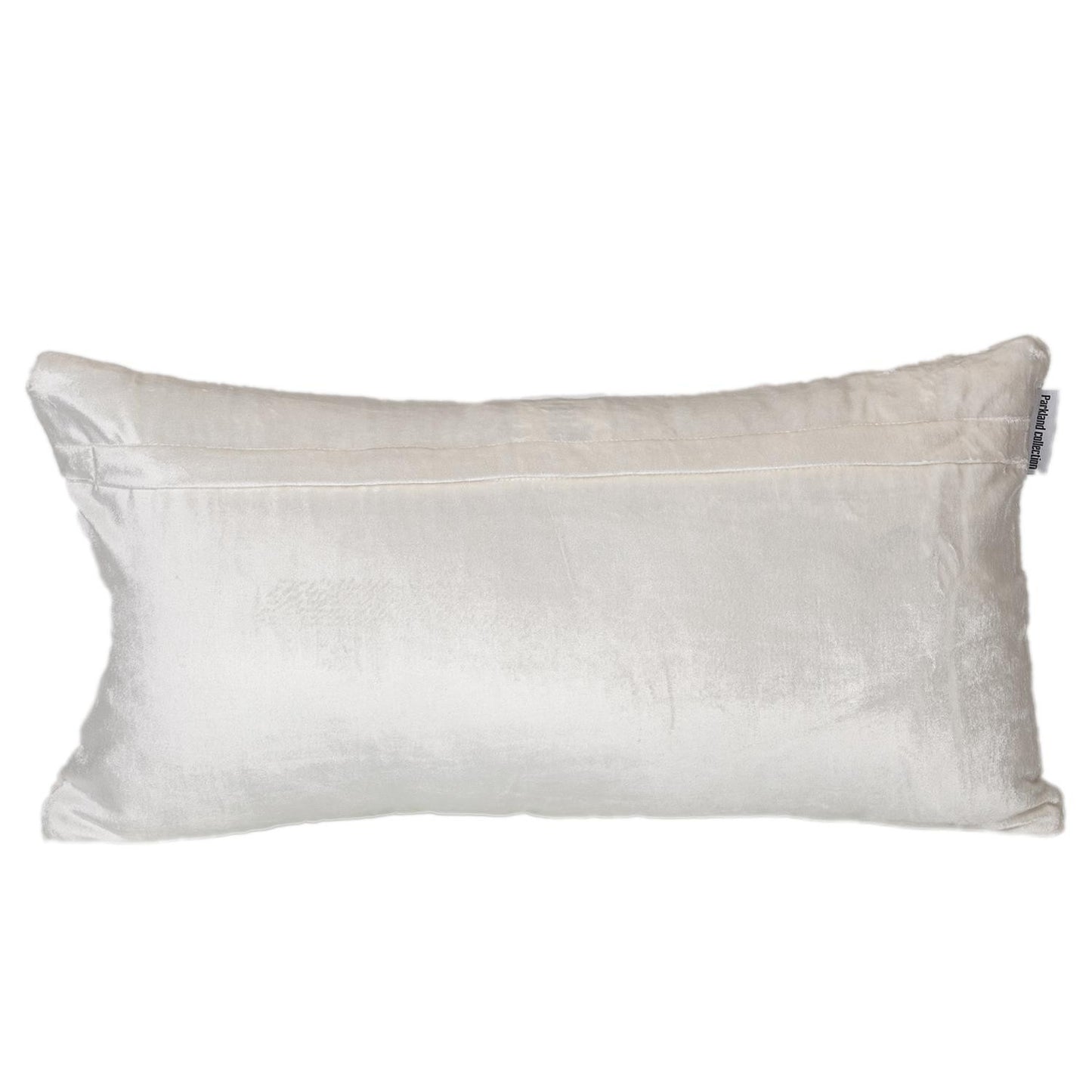 White Cotton Blend Pillow