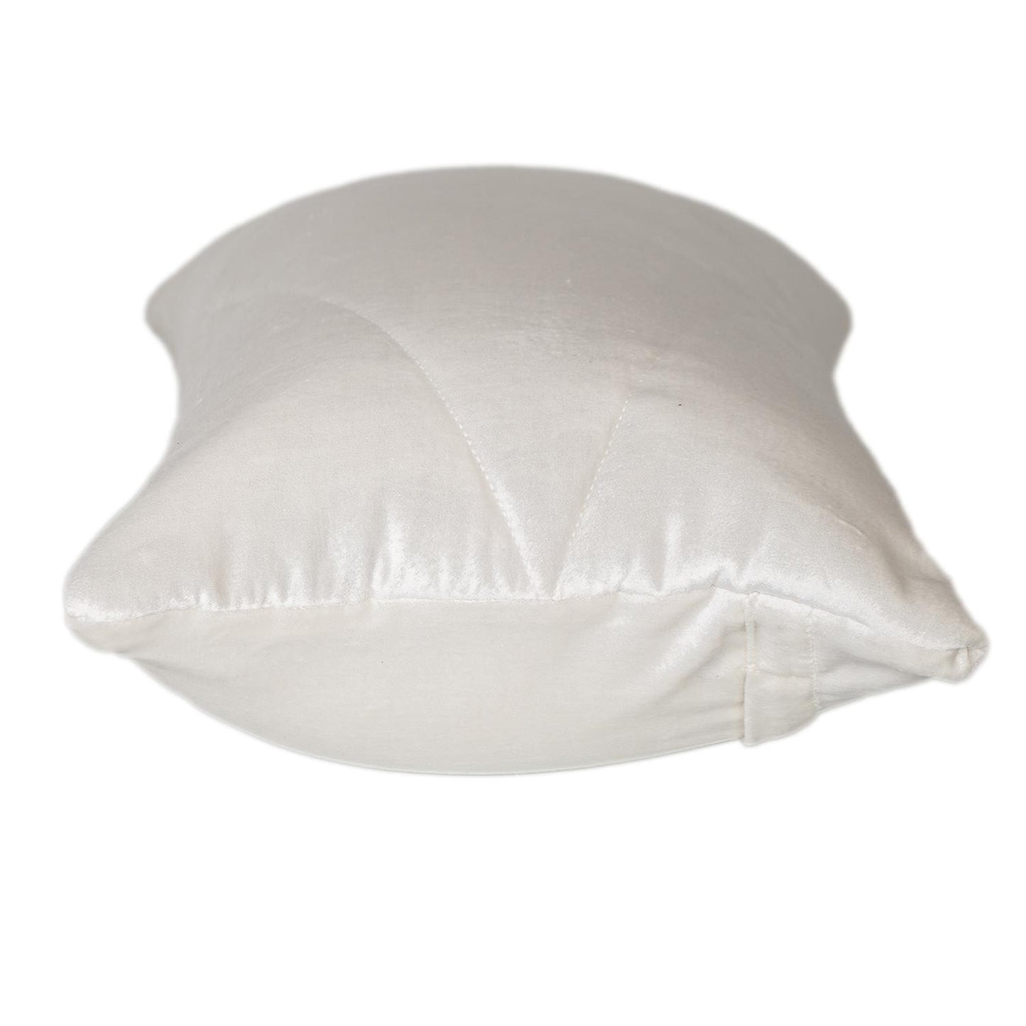 White Cotton Blend Pillow