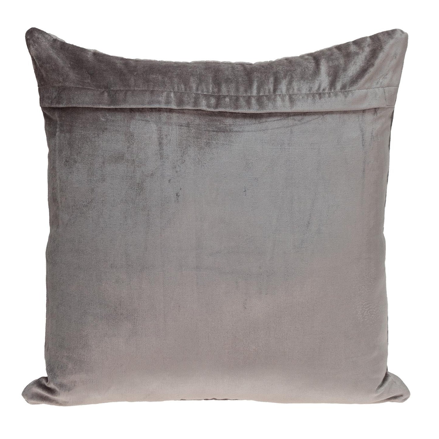 Geometric Lush Quilted Taupe Pillow