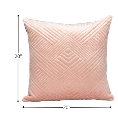 Pink Cotton Blend Pillow