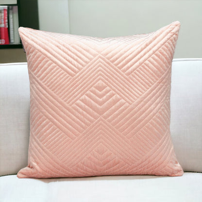 Pink Cotton Blend Pillow