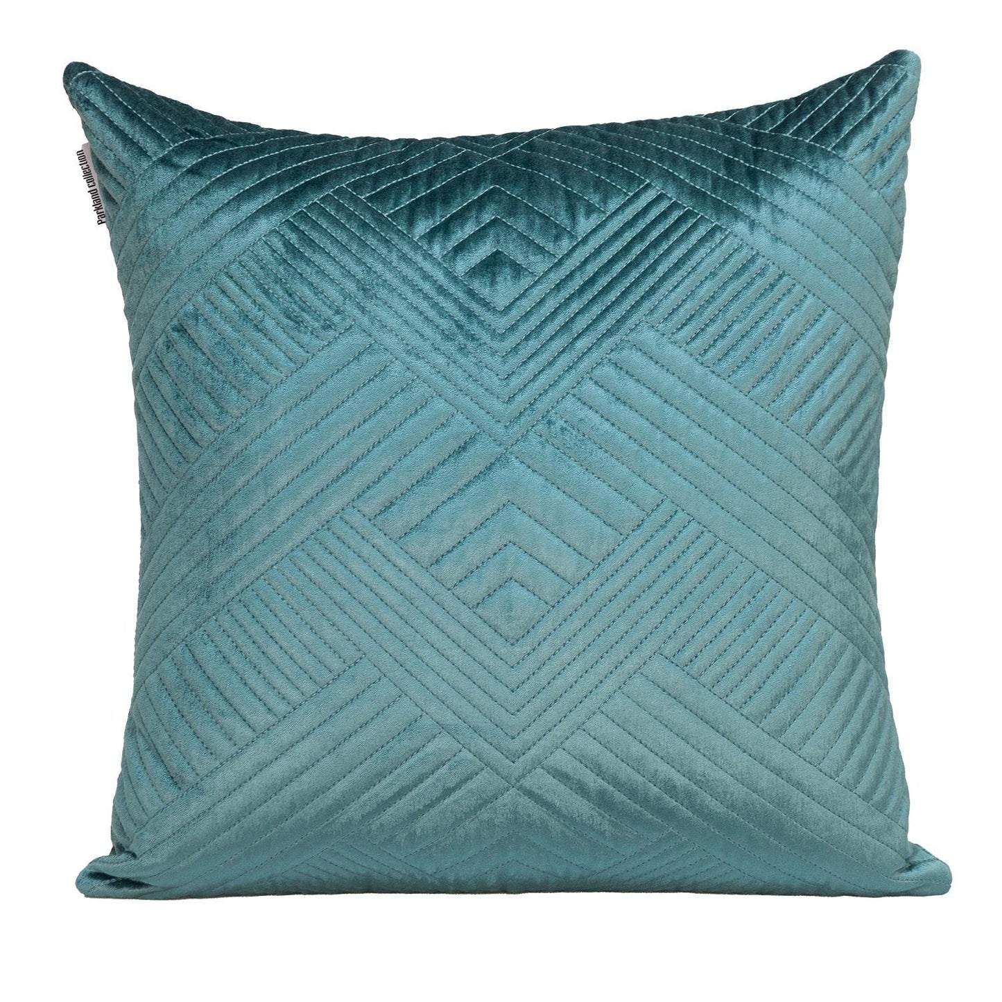 Teal Cotton Blend Pillow
