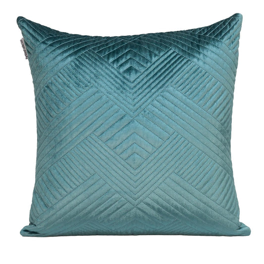 Teal Cotton Blend Pillow