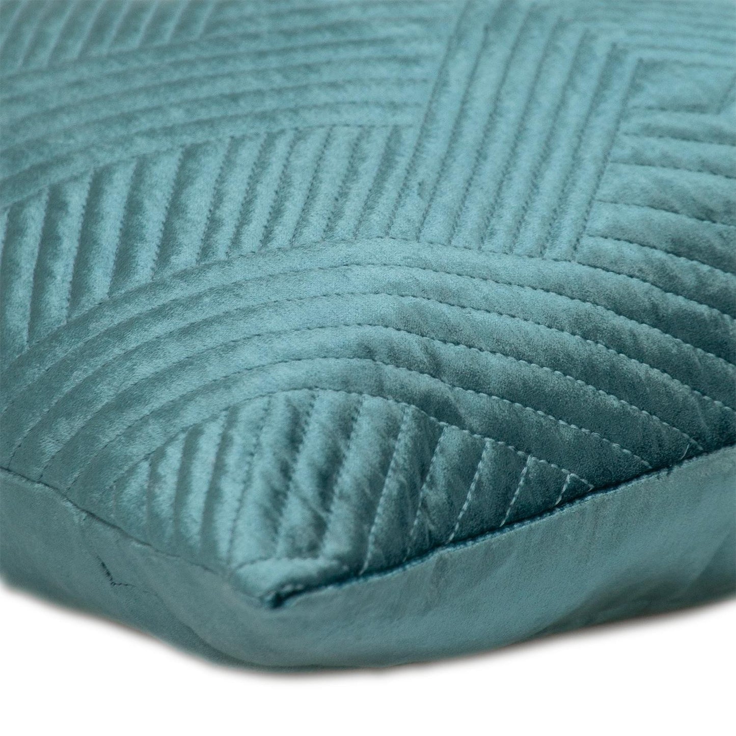 Teal Cotton Blend Pillow