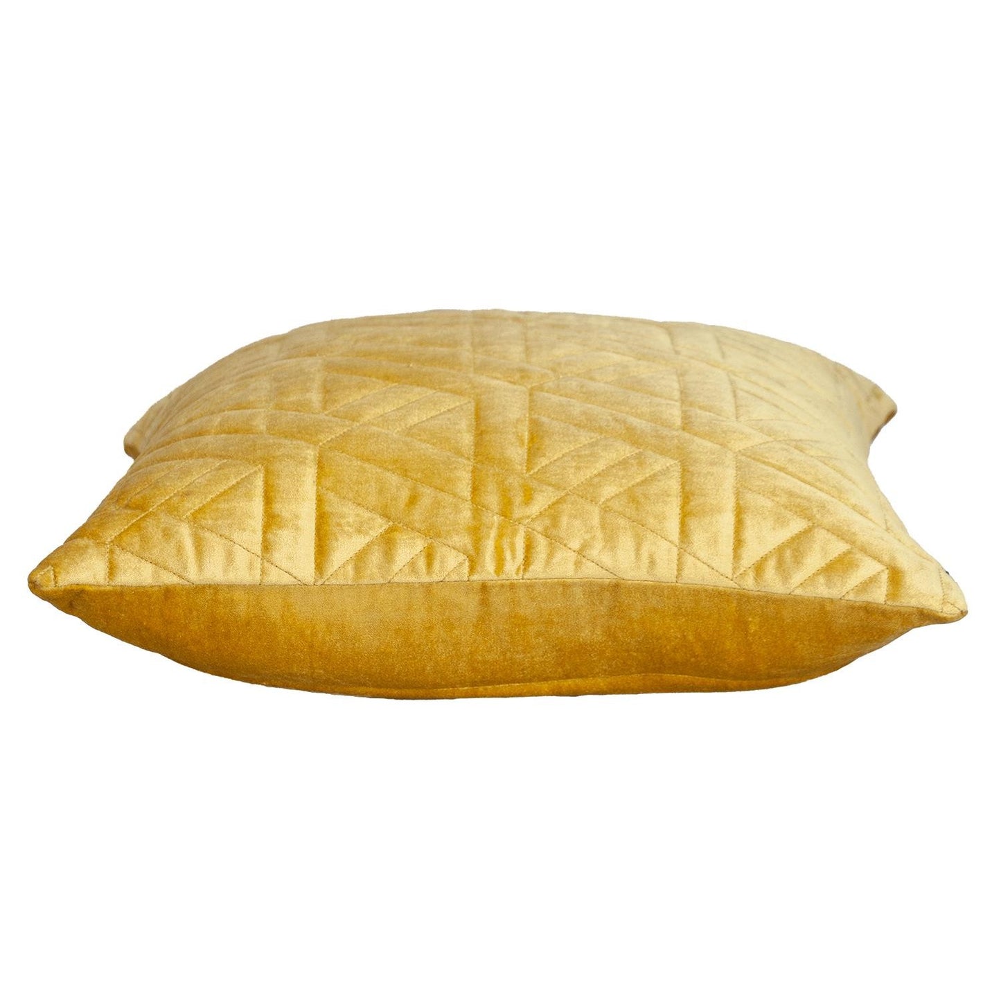 Yellow Cotton Blend Pillow