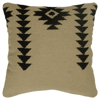 Black & Ivory Cotton Pillow