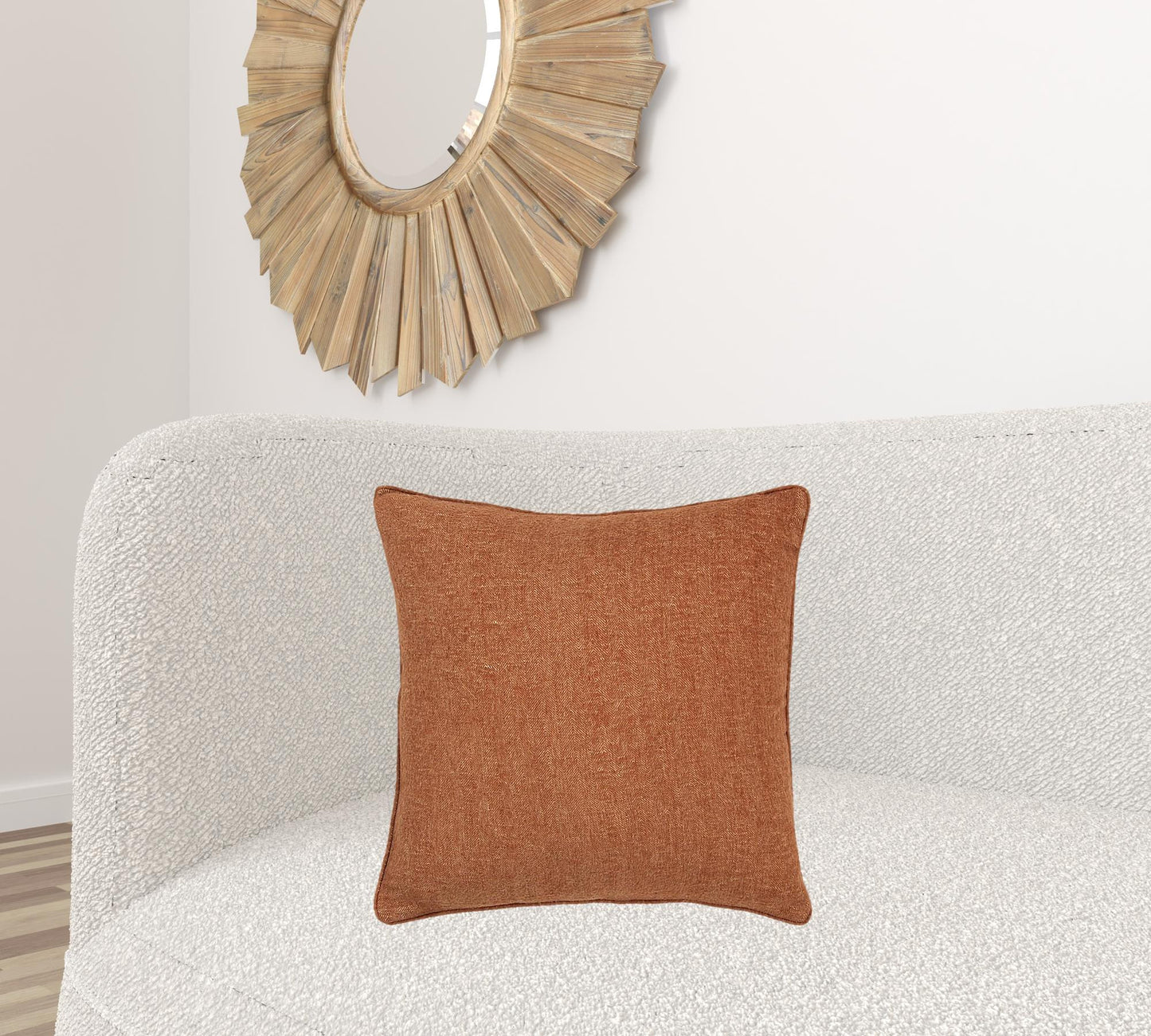 Orange Solid Classic Pillow