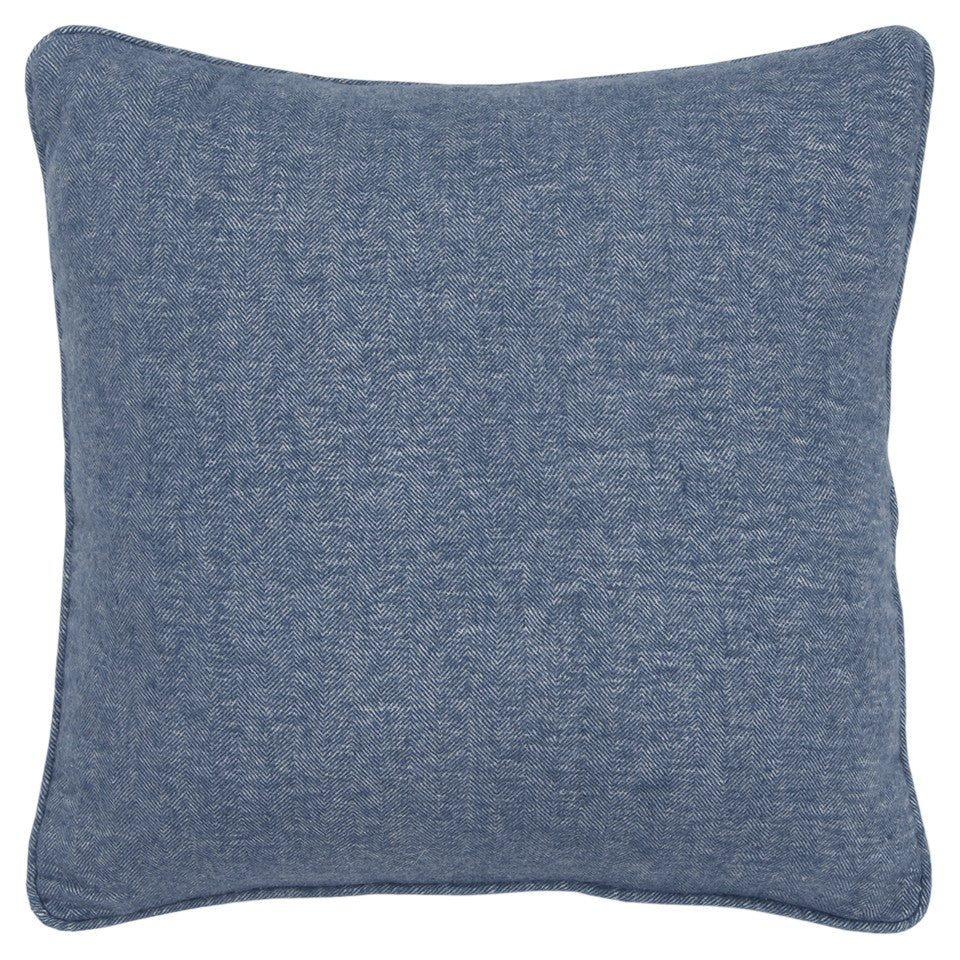 Blue Solid Classic Pillow