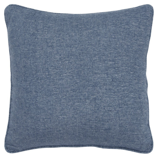 Blue Solid Classic Pillow