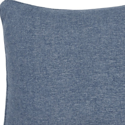Blue Solid Classic Pillow