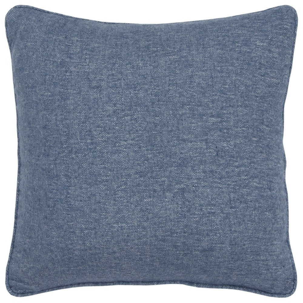 Blue Solid Classic Pillow