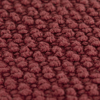Deep Merlot Nubby Textured Modern Pillow