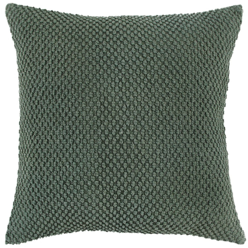 Olive Green Cotton Pillow