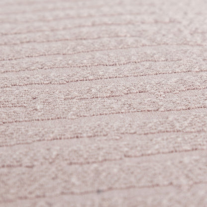 Blush Solid Tonal Abstract Stripe Pillow