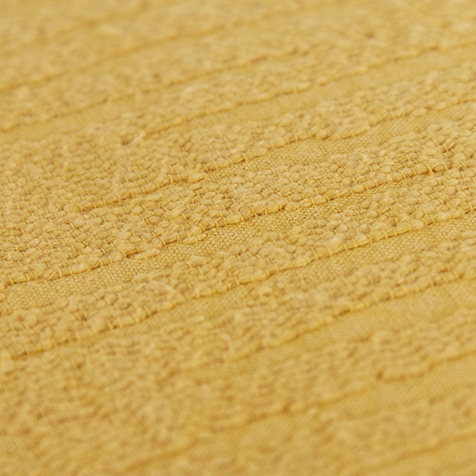 Gold Solid Tonal Abstract Stripe Pillow