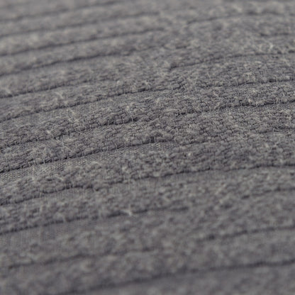 Gray Solid Tonal Abstract Stripe Pillow