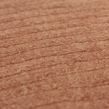 Terracotta Solid Tonal Abstract Stripe Pillow