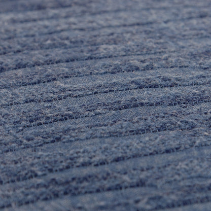 Navy Solid Tonal Abstract Stripe Pillow