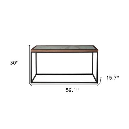 Marble Frame Console Table