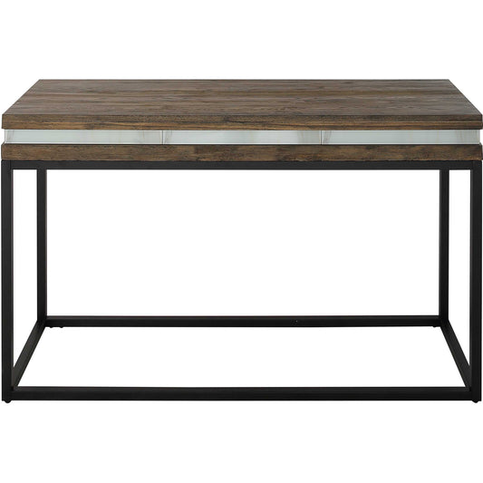 Brown & Black Frame Console Table