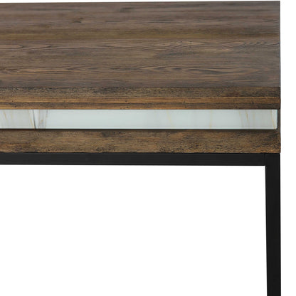 Brown & Black Frame Console Table