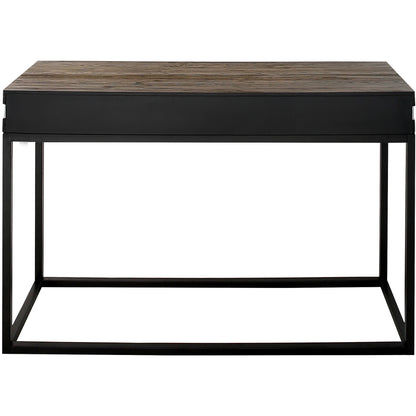 Brown & Black Frame Console Table