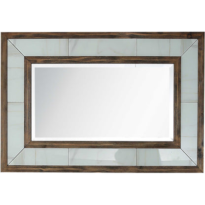 Solid Wood & Faux Marble Sled Console Table
