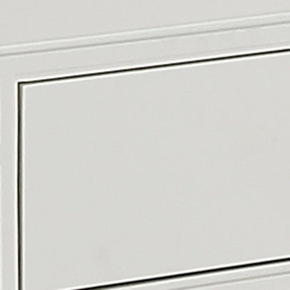 White & Gold Wood Console Table