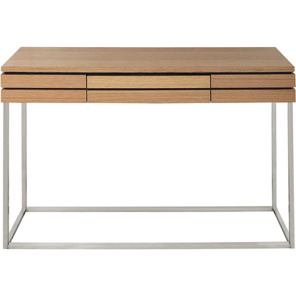 Brown & Silver Frame Console Table