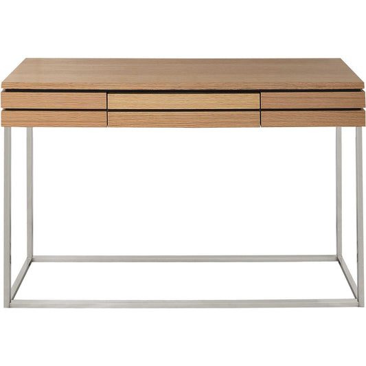 Brown & Silver Frame Console Table