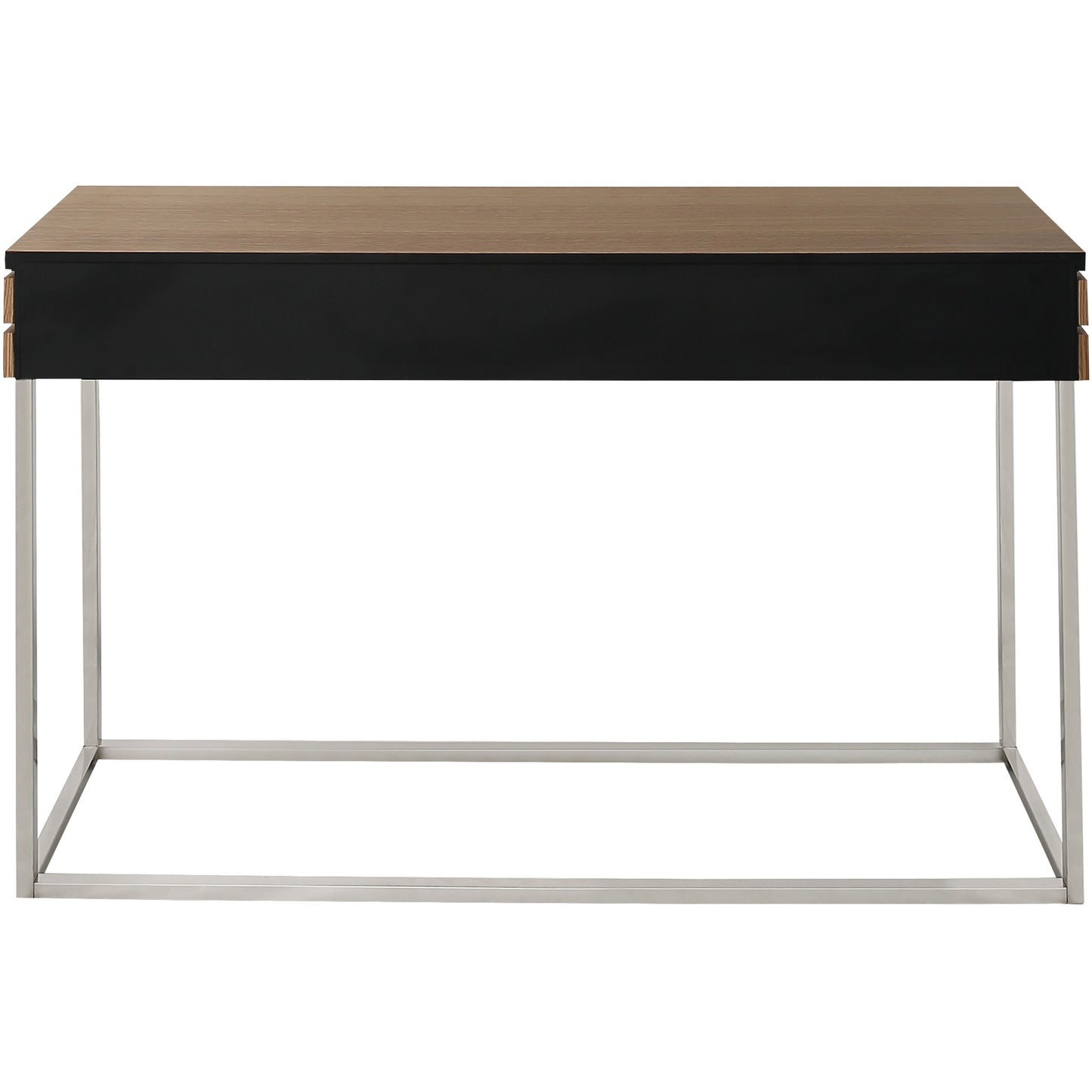 Brown & Silver Frame Console Table