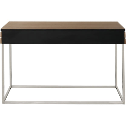 Brown & Silver Frame Console Table