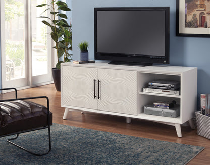 White Pine Solid Wood Media Console
