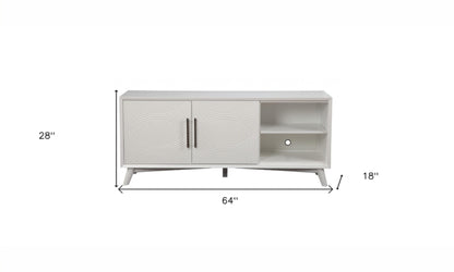 White Pine Solid Wood Media Console