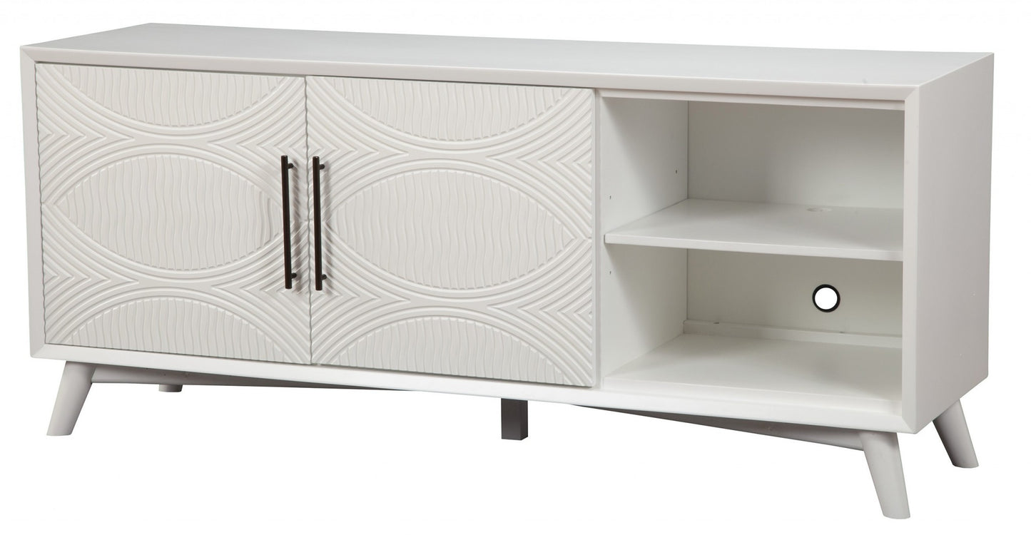 White Pine Solid Wood Media Console