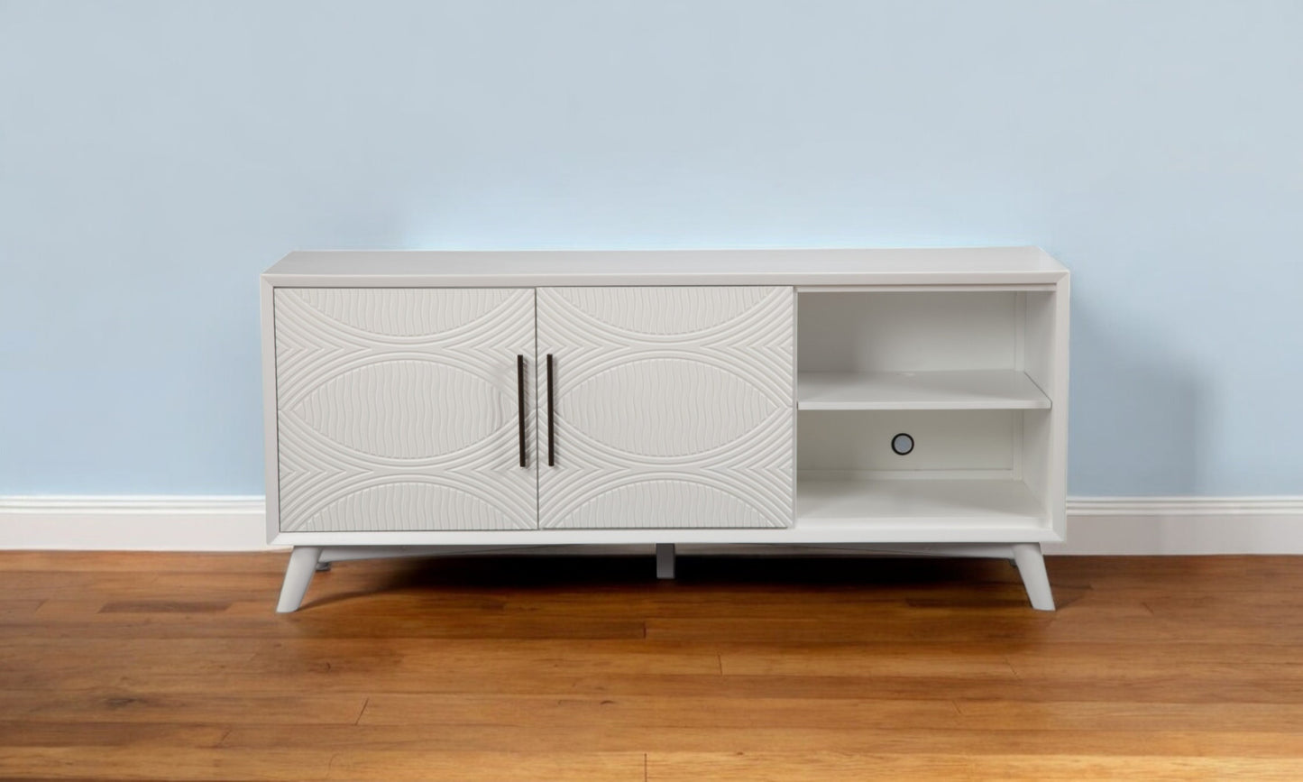 White Pine Solid Wood Media Console