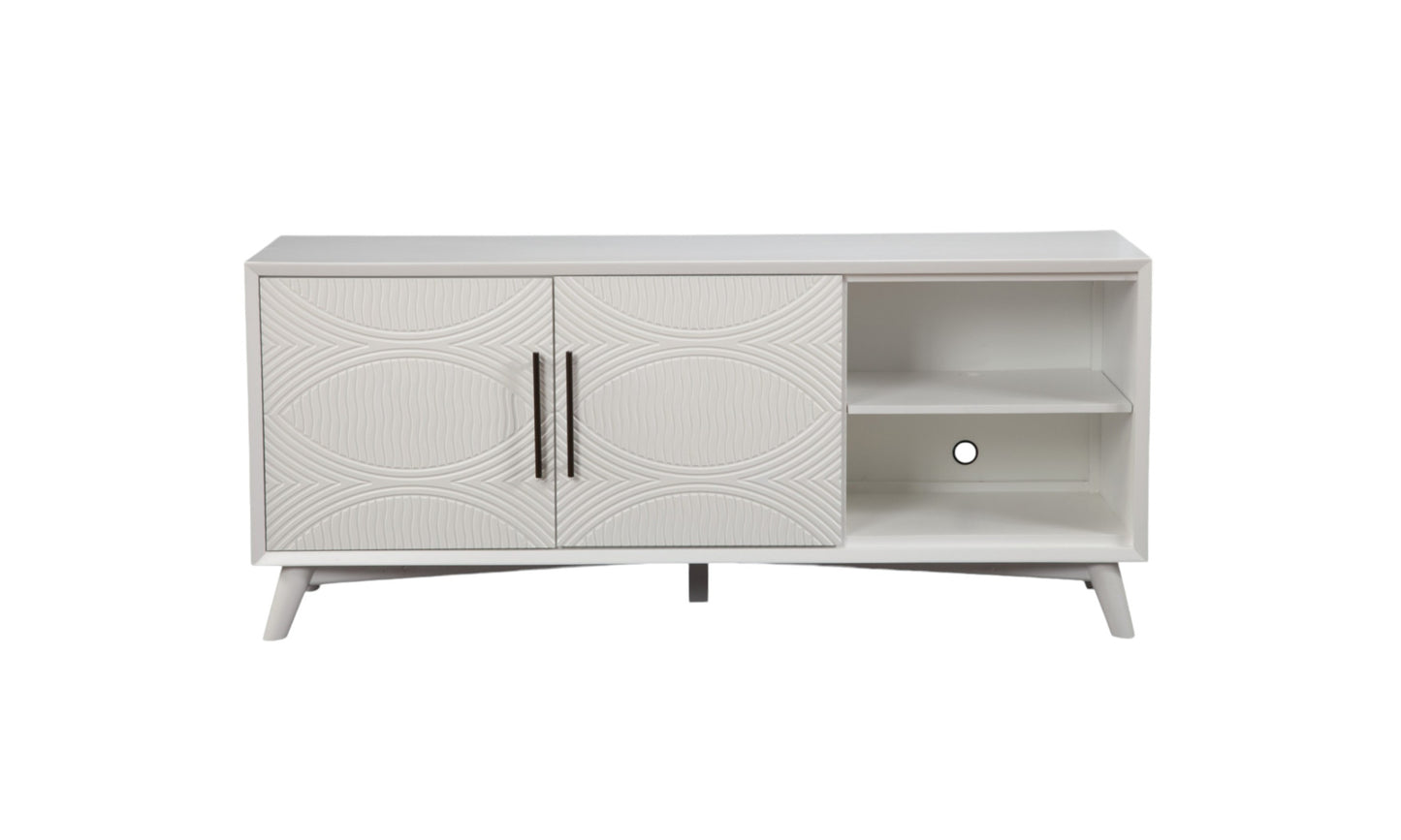 White Pine Solid Wood Media Console