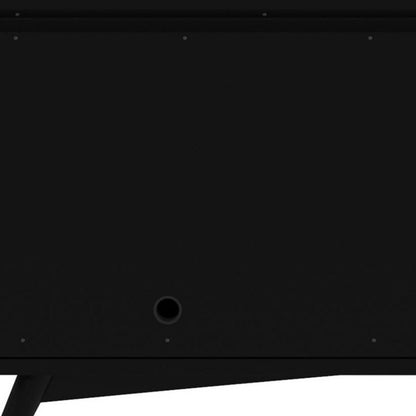 Black Mahogany Solid Wood Media Console