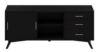 Black Mahogany Solid Wood Media Console