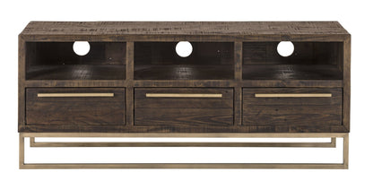 Deep Taupe Reclaimed Pine Media Console