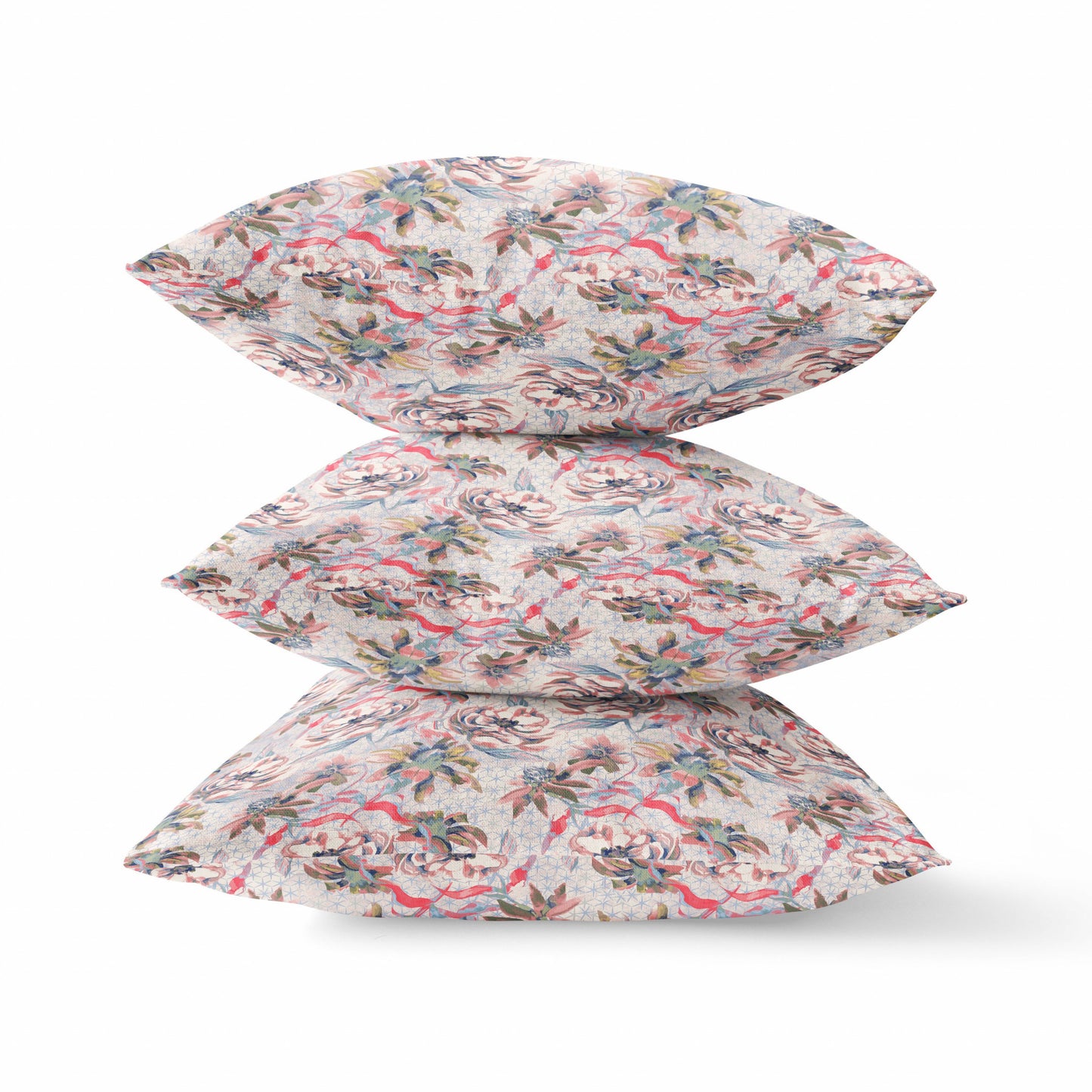 Lavender Pink Roses Suede Pillow