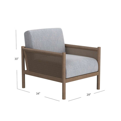 Hedges Accent Chair - Dimensional