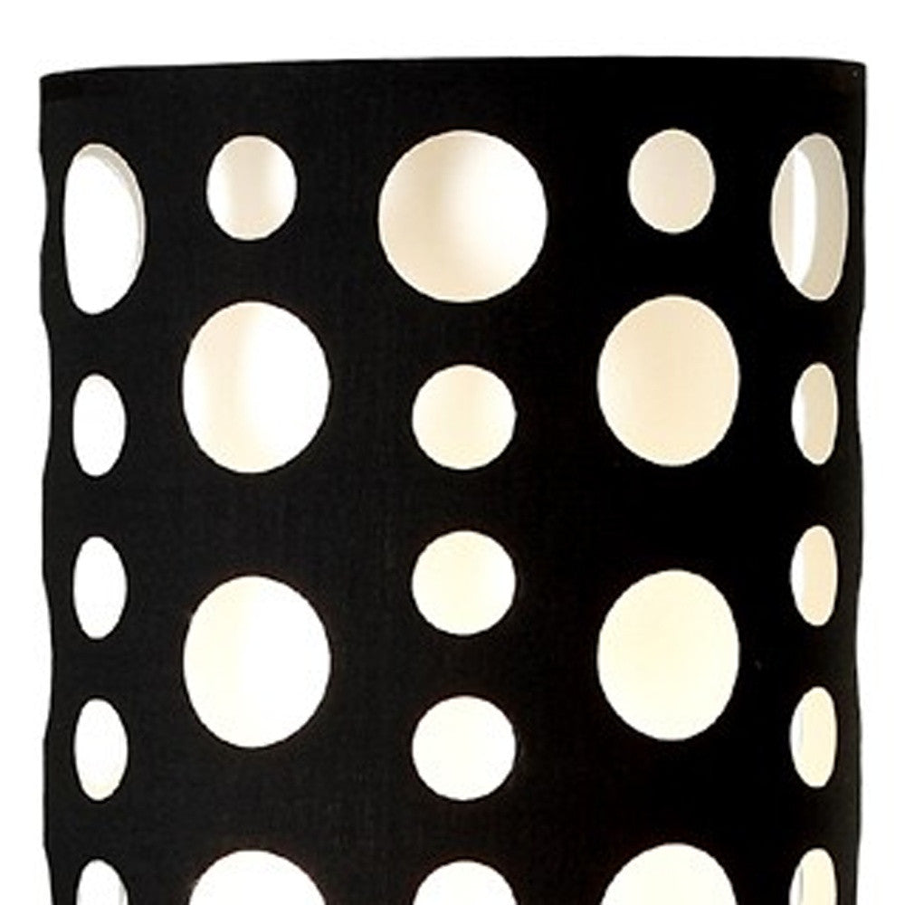 Steel Floor Lamp w/ Black & Shade