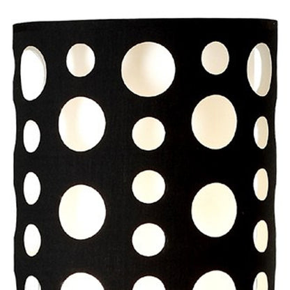 Steel Floor Lamp w/ Black & Shade